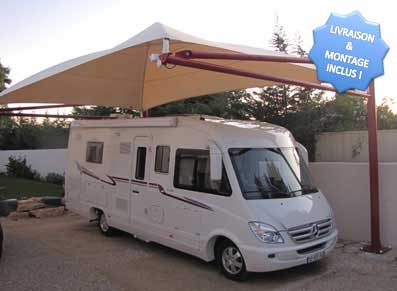 abri camping-car metallique design